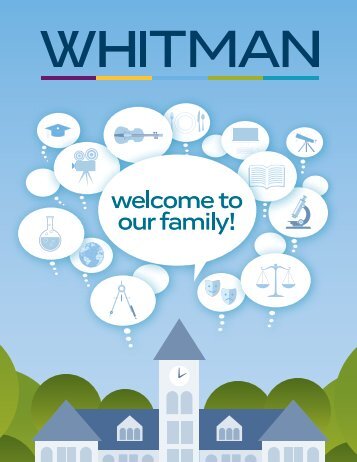 Whitman College Family Welcome Booklet 2019