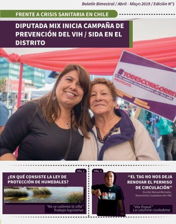 Boletín Claudia Mix - Abril/Mayo 2019 (Zona Sur del Distrito)