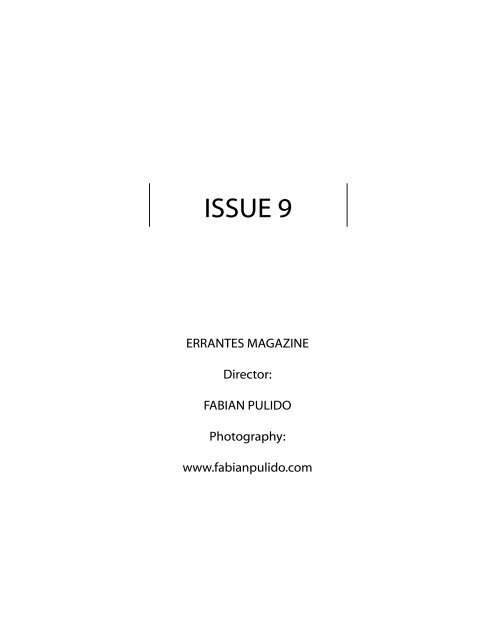 Errantes Magazine :: Issue # 9 :: Crucero Por el caribe