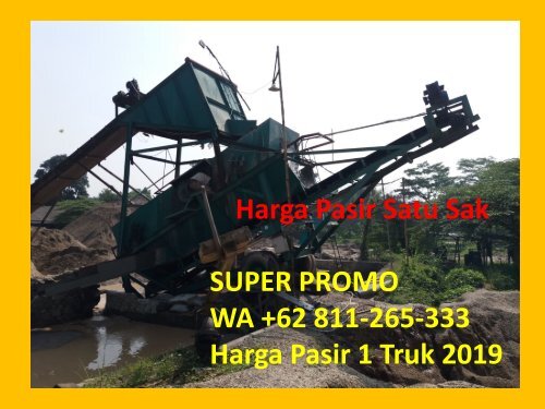 PASIR MURAH,  WA +62 811-265-334,Harga Pasir