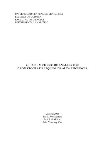 guia de metodos de analisis por cromatografia liquida de alta ...