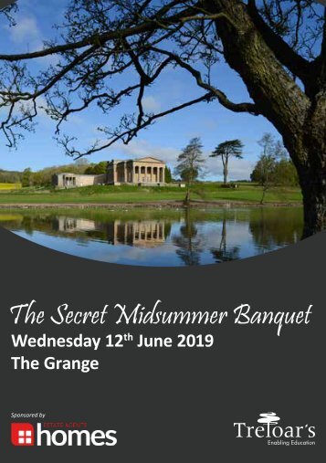 Treloar's Secret Midsummer Banquet Programme