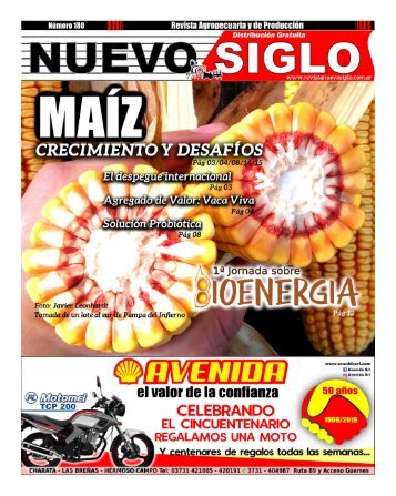 Revista Agropecuaria Nuevo Siglo 180