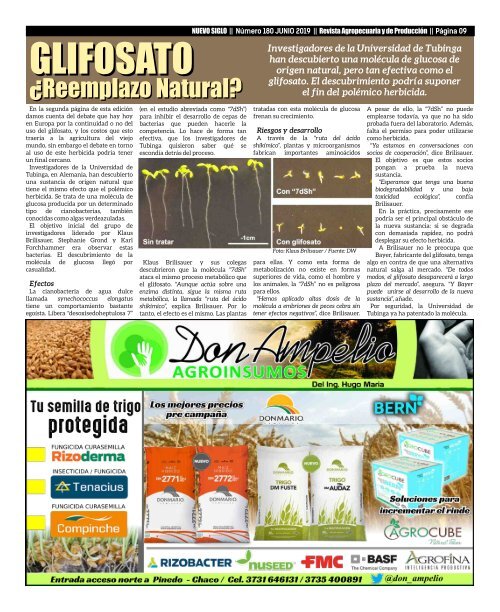 Revista Agropecuaria Nuevo Siglo 180