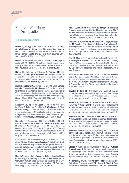 Kompendium 2018 Forschung & Klinik 