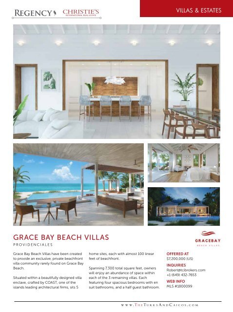 Turks & Caicos Islands Real Estate Summer/Fall 2019