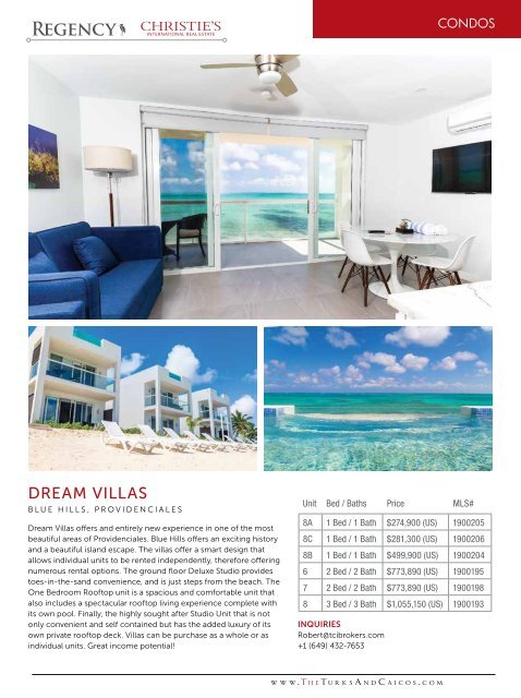 Turks & Caicos Islands Real Estate Summer/Fall 2019