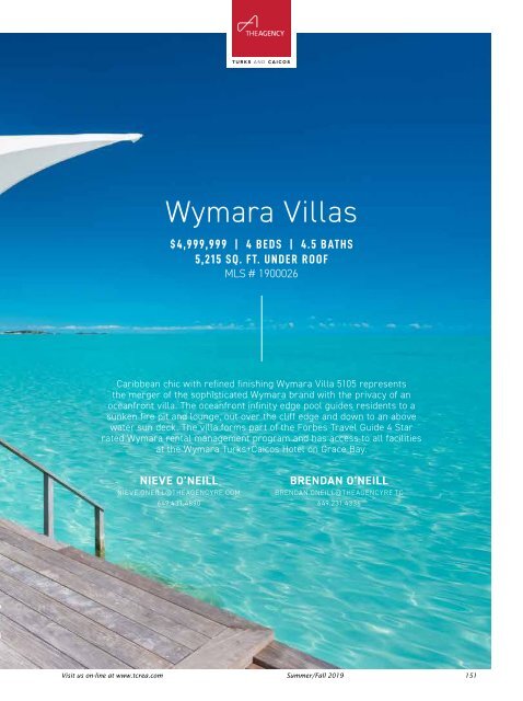 Turks & Caicos Islands Real Estate Summer/Fall 2019