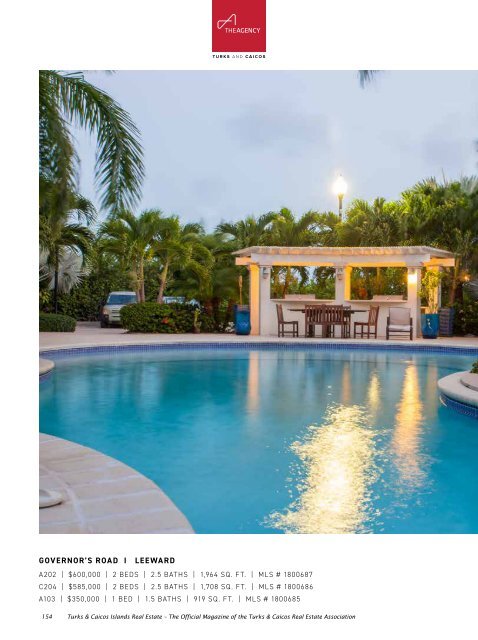 Turks & Caicos Islands Real Estate Summer/Fall 2019