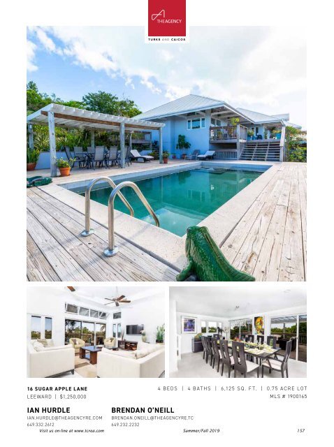 Turks & Caicos Islands Real Estate Summer/Fall 2019