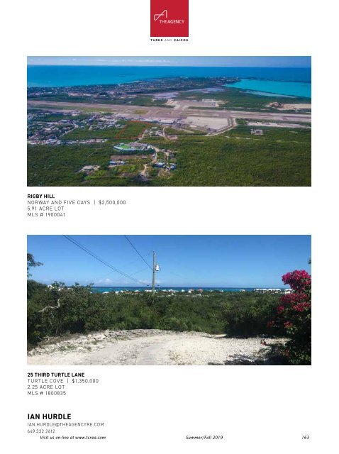 Turks & Caicos Islands Real Estate Summer/Fall 2019