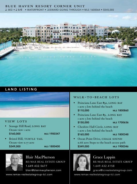 Turks & Caicos Islands Real Estate Summer/Fall 2019