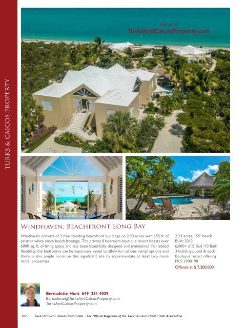 Turks & Caicos Islands Real Estate Summer/Fall 2019