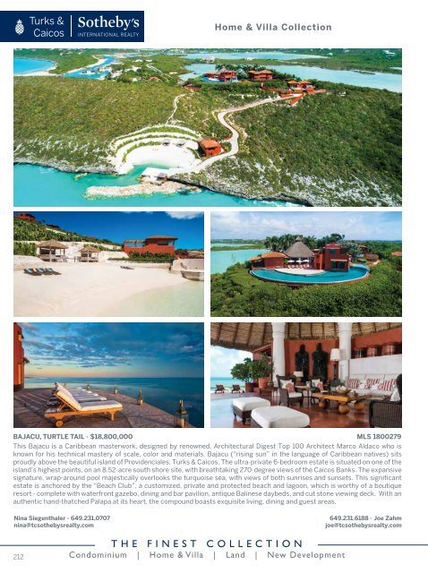 Turks & Caicos Islands Real Estate Summer/Fall 2019