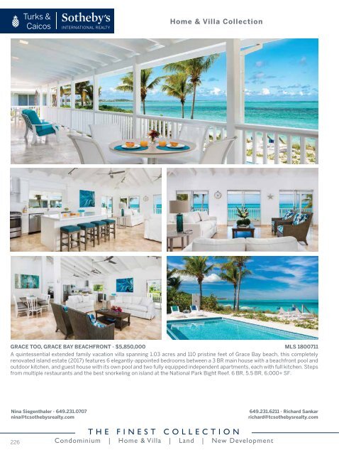 Turks & Caicos Islands Real Estate Summer/Fall 2019