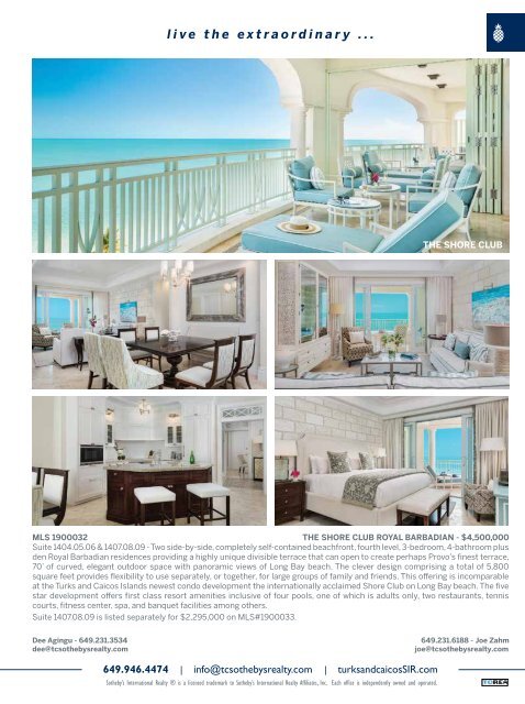 Turks & Caicos Islands Real Estate Summer/Fall 2019