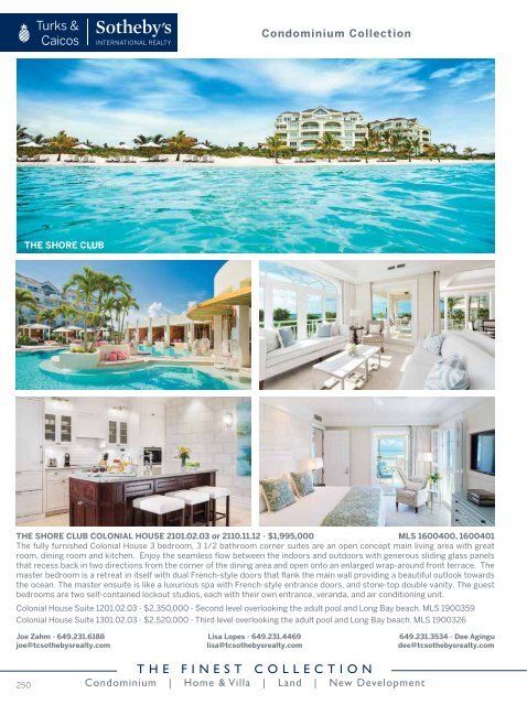 Turks & Caicos Islands Real Estate Summer/Fall 2019