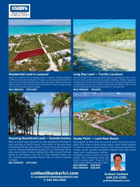 Turks & Caicos Islands Real Estate Summer/Fall 2019