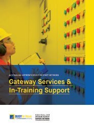 Gateway Services and In-Training Support