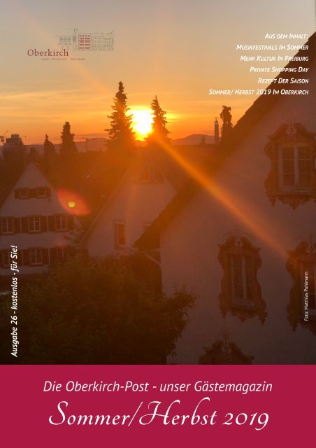 Die Oberkirch Post Sommer Herbst 2019