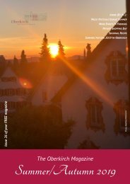 The Oberkirch Magazine - Summer:Autumn 2019