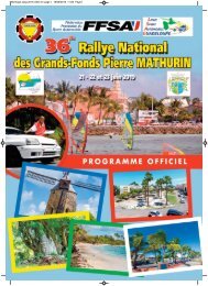 MAGAZINE RALLYE NATIONAL DES GRANDS FONDS 2019 - RALLYE Pierre MATHURIN