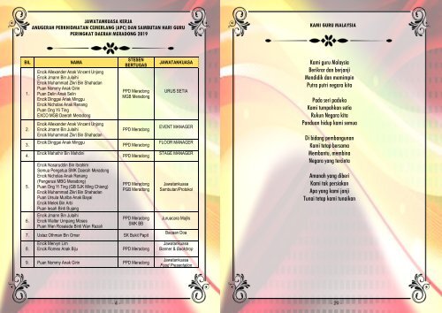 BUKU PROGRAM APC &amp; HARI GURU