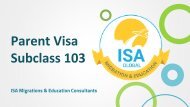 Parent Visa Subclass 103 Australia