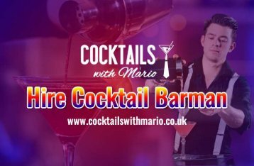 Hire Cocktail Barman for the event or Party? | Cocktails with Mario