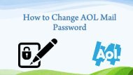 How to Change AOL Mail Password