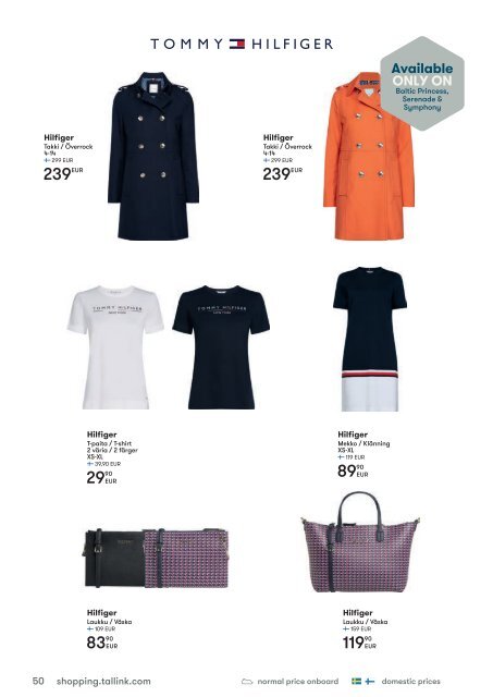 **Helsinki/Turu-Stockholm, July-August 2019 Midsummer Shopping Silja Line