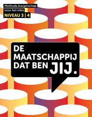 De maatschappij dat ben JIJ niveau 3-4 2019_20