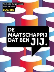 De maatschappij dat ben JIJ niveau voor BBL en BOL 2019_20