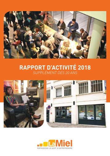 Rapport d&#039;activité la Miel 2018