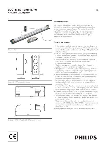 LCC1653/01, LRI1653/01 - Philips  Lighting