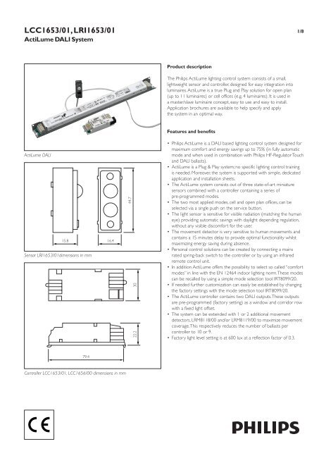 LCC1653/01, LRI1653/01 - Philips Lighting