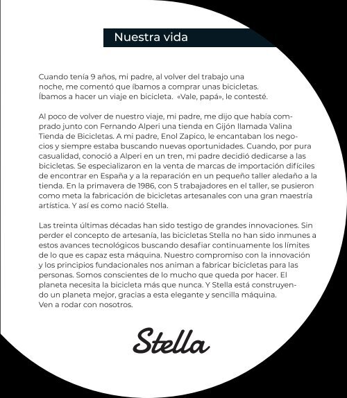 Folleto Bicicletas Stella