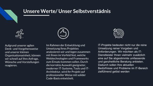 IT-Dienstleister Chaos Byte Ltd für individuelle IT-Lösungen - Unternehmensbroschüre