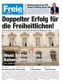 Doppelter Erfolg für die Freiheitlichen!