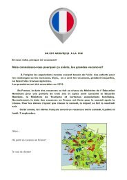 LES GRANDES VACANCES