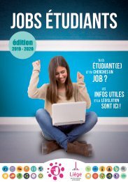 Brochure Jobs étudiants édition 2019-2020