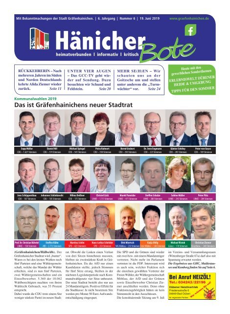Hänicher Bote | Juni-Ausgabe 2019