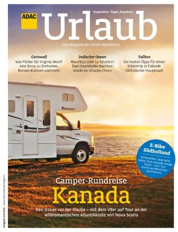 ADAC Urlaub Juli-Ausgabe 2019 Überregional