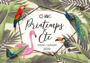 Catalogue printemps Chaks 2019