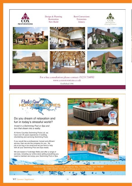 Wealden Times | WT209 | July 2019 | Summer supplement inside