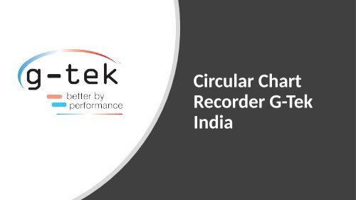 How To Read A Circular Chart Recorder