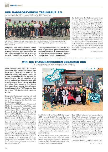 Traunreuter Stadtblatt Juli/August