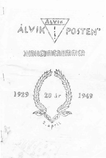 ÅlvikPosten_Nr4_1949