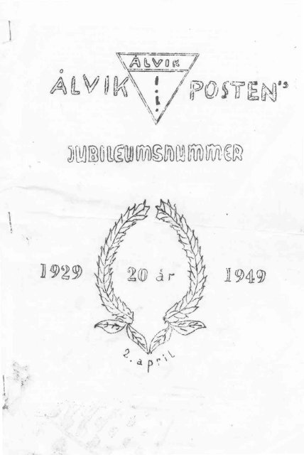 ÅlvikPosten_Nr4_1949