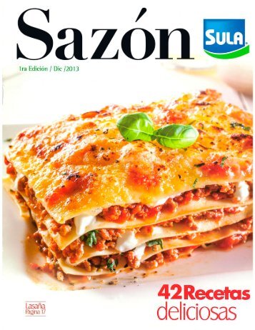 Revista Sazón Sula Edición I